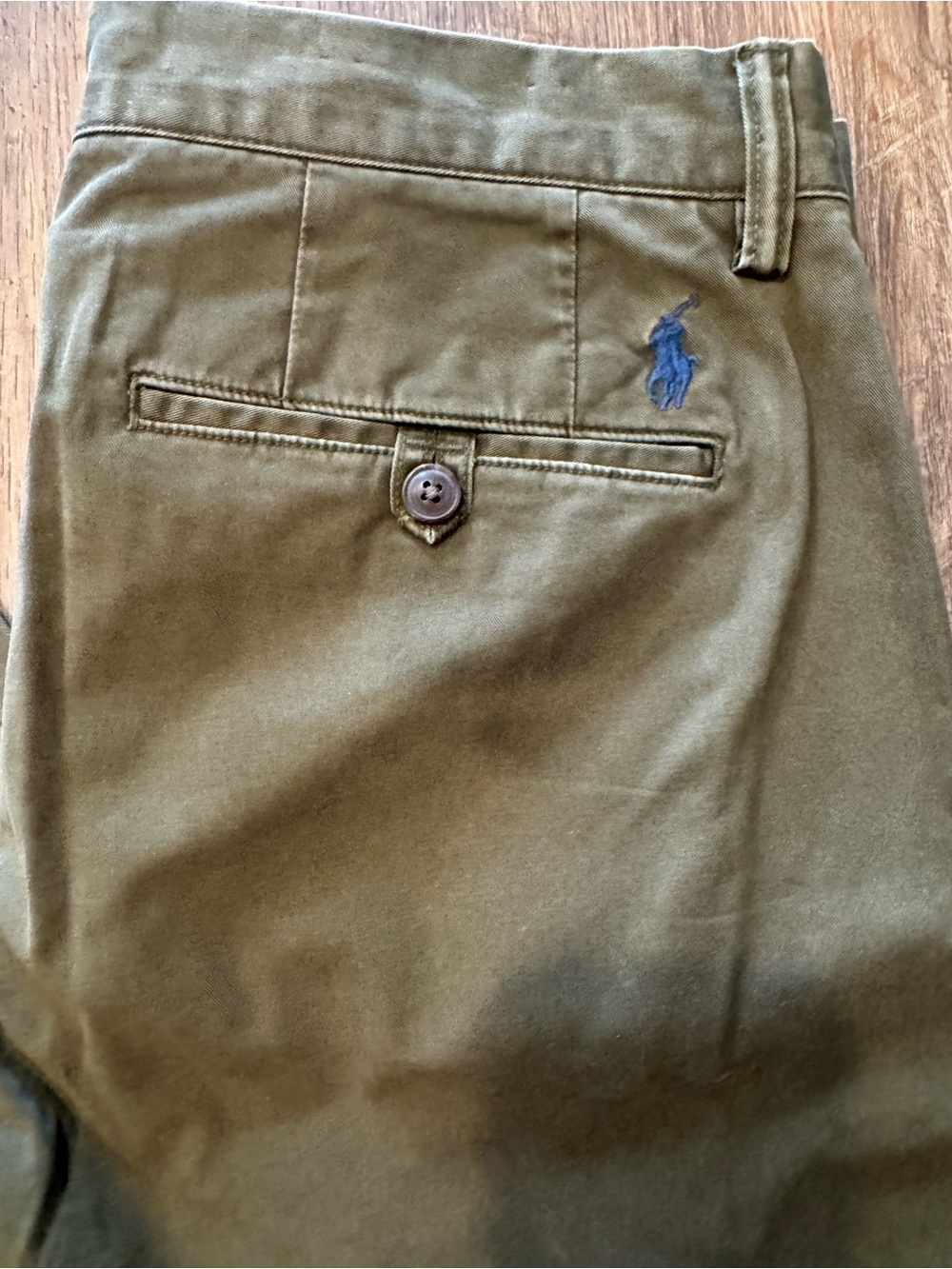 Polo Ralph Lauren The Polo Chino Pant Green Stretch Straight Classic Fit - 32x32 - Picture 6 of 11